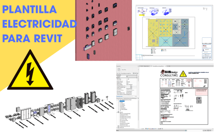 Plantilla ELECTRICIDAD para Revit
