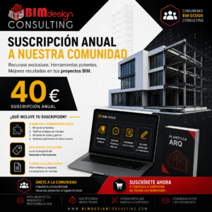 Suscripción Anual BIMdesign + Pack Herramientas Revit Gratis