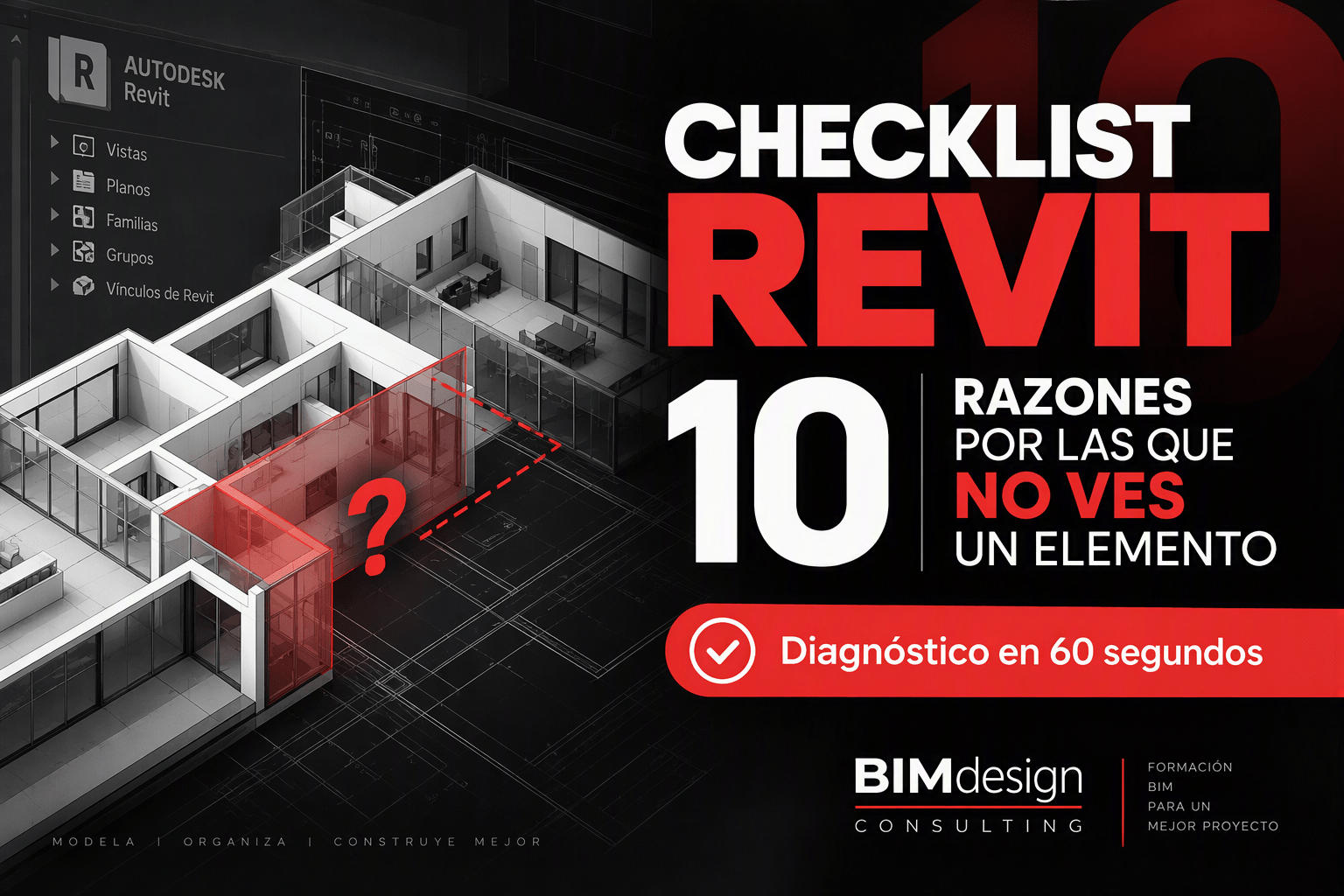 Checklist: 10 Razones por las que no ves tus elementos en Revit